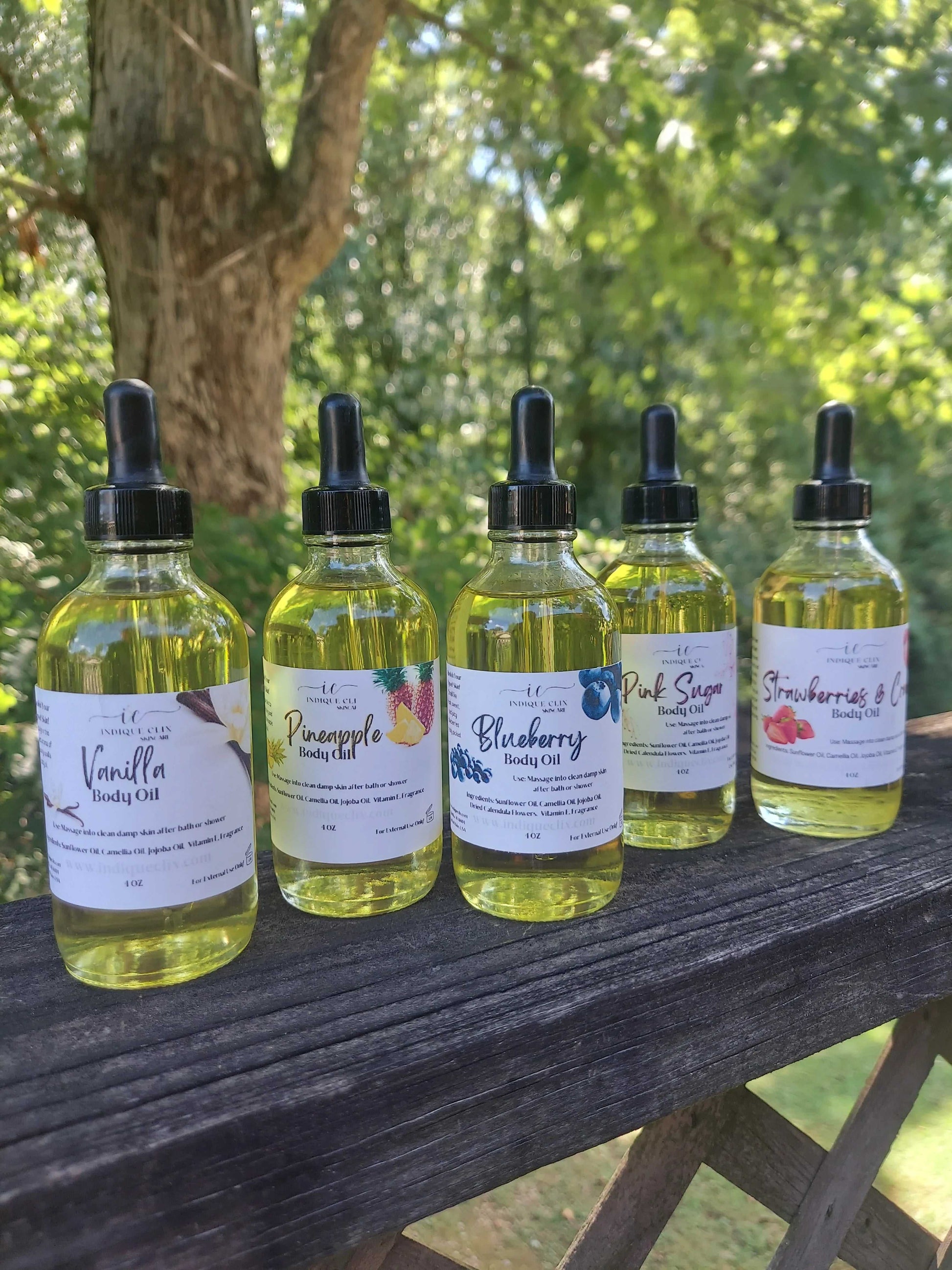 Soft and Sweet Moisturizing Body Oil Collection - IndiqueClix Natural Skincare 